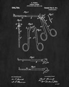 Medical Patent Poster Surgical Forceps Wall Art Print - OnTrendAndFab
