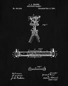 Surveyors Transit Blueprint Surveying Patent Print Survey Poster - OnTrendAndFab