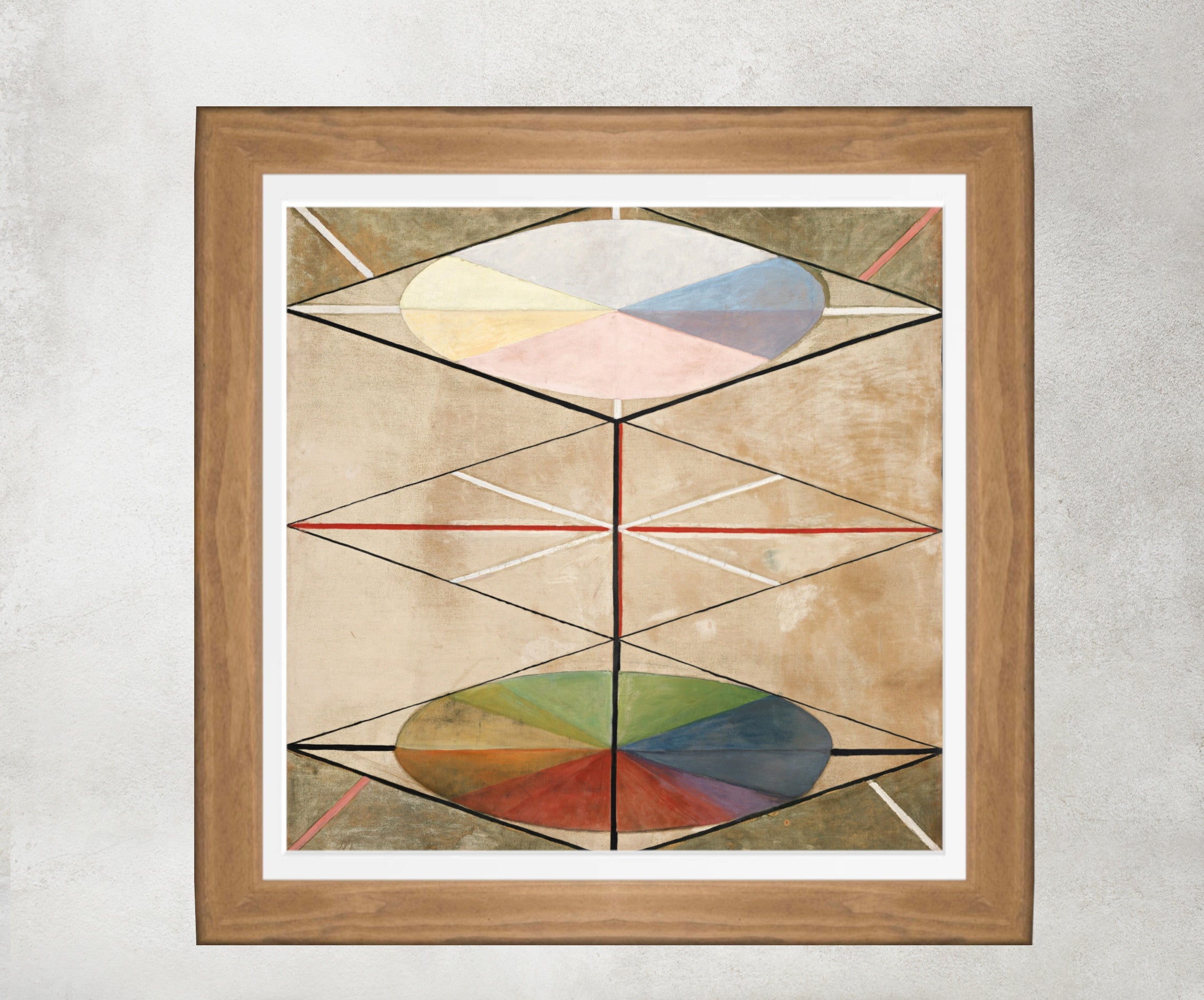 Hilma Af Klint Abstract Framed Art Print, No 22 Swan
