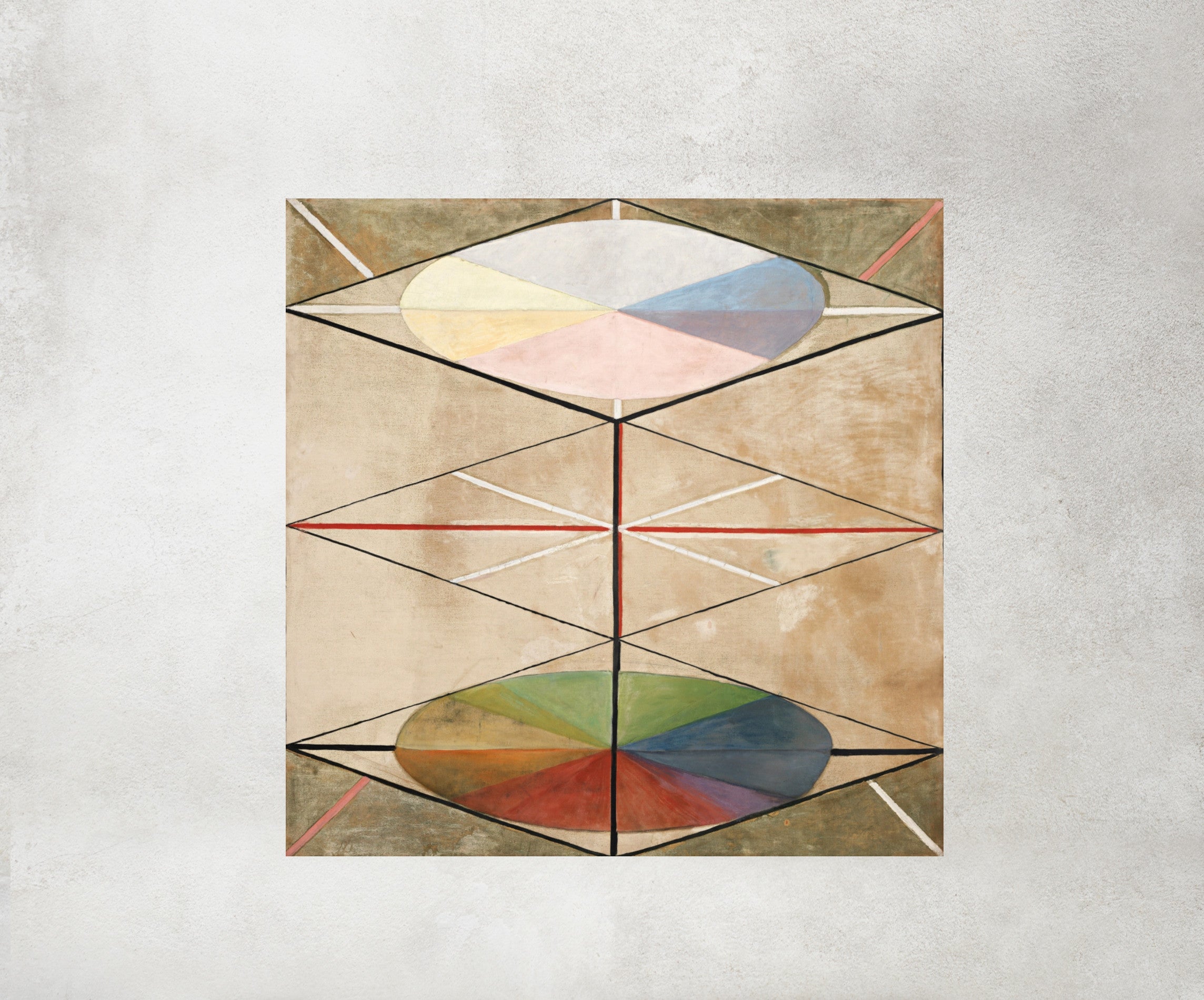 Hilma Af Klint Abstract Framed Art Print, No 22 Swan
