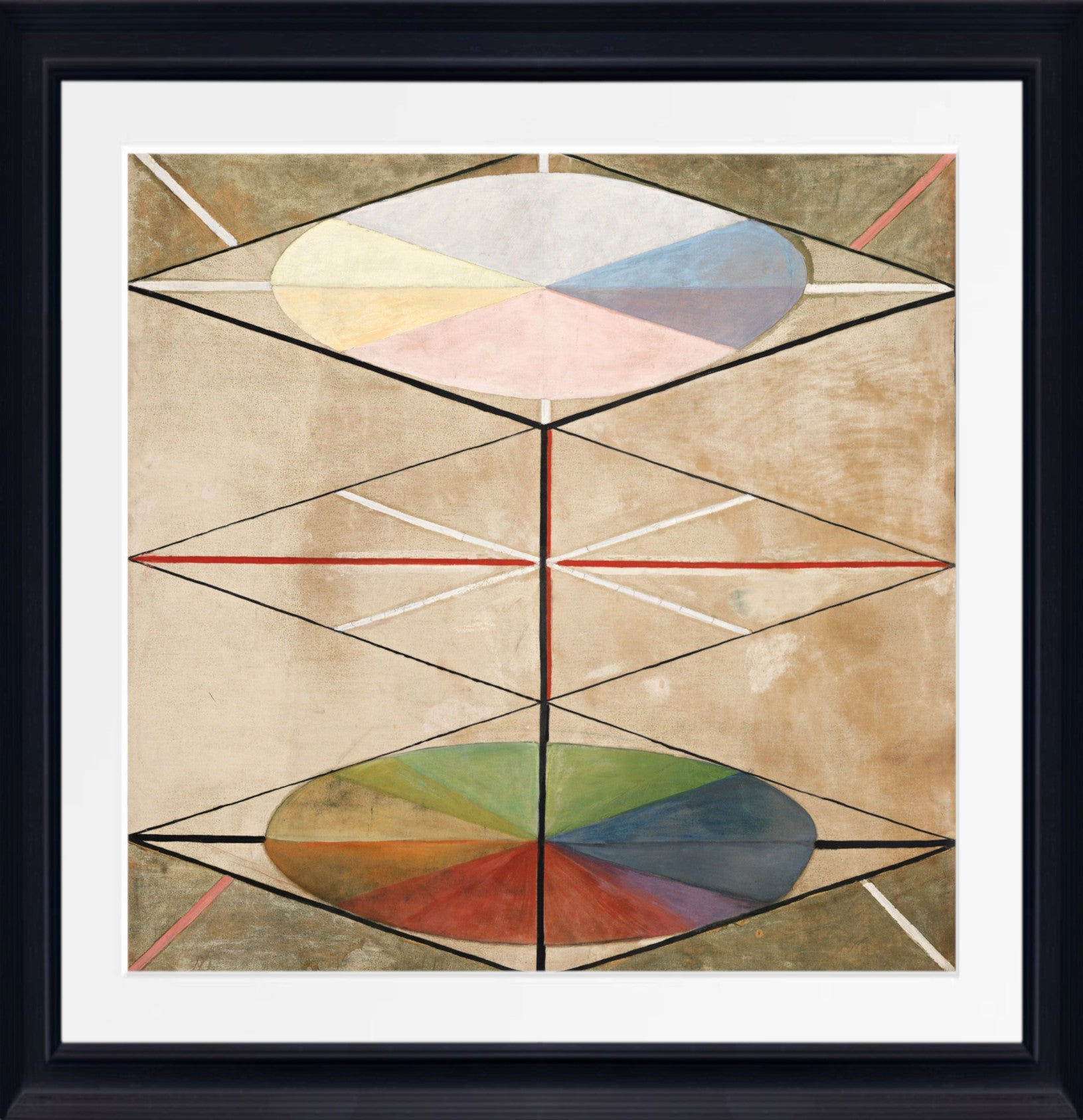 Hilma Af Klint Abstract Framed Art Print, No 22 Swan