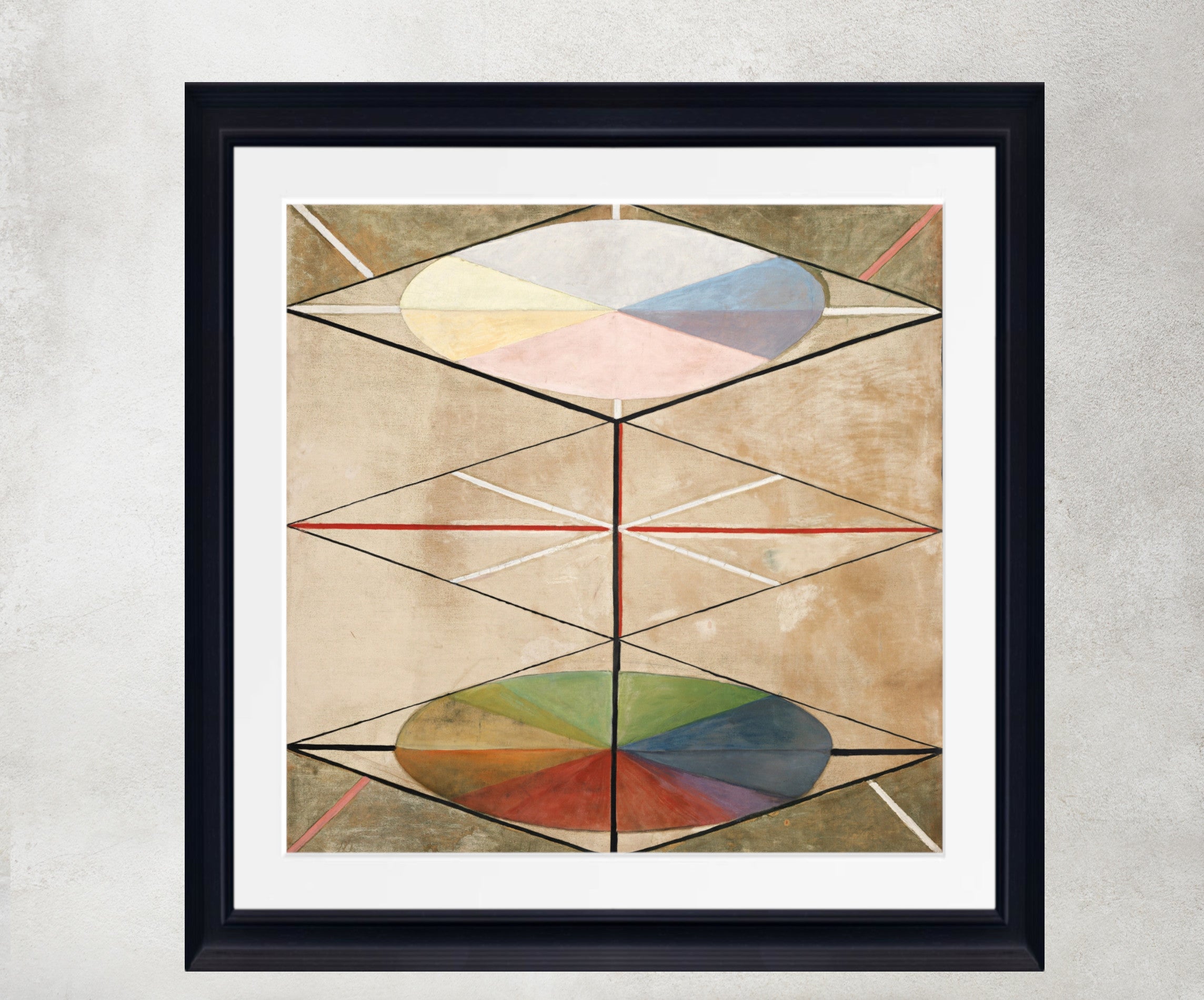 Hilma Af Klint Abstract Framed Art Print, No 22 Swan