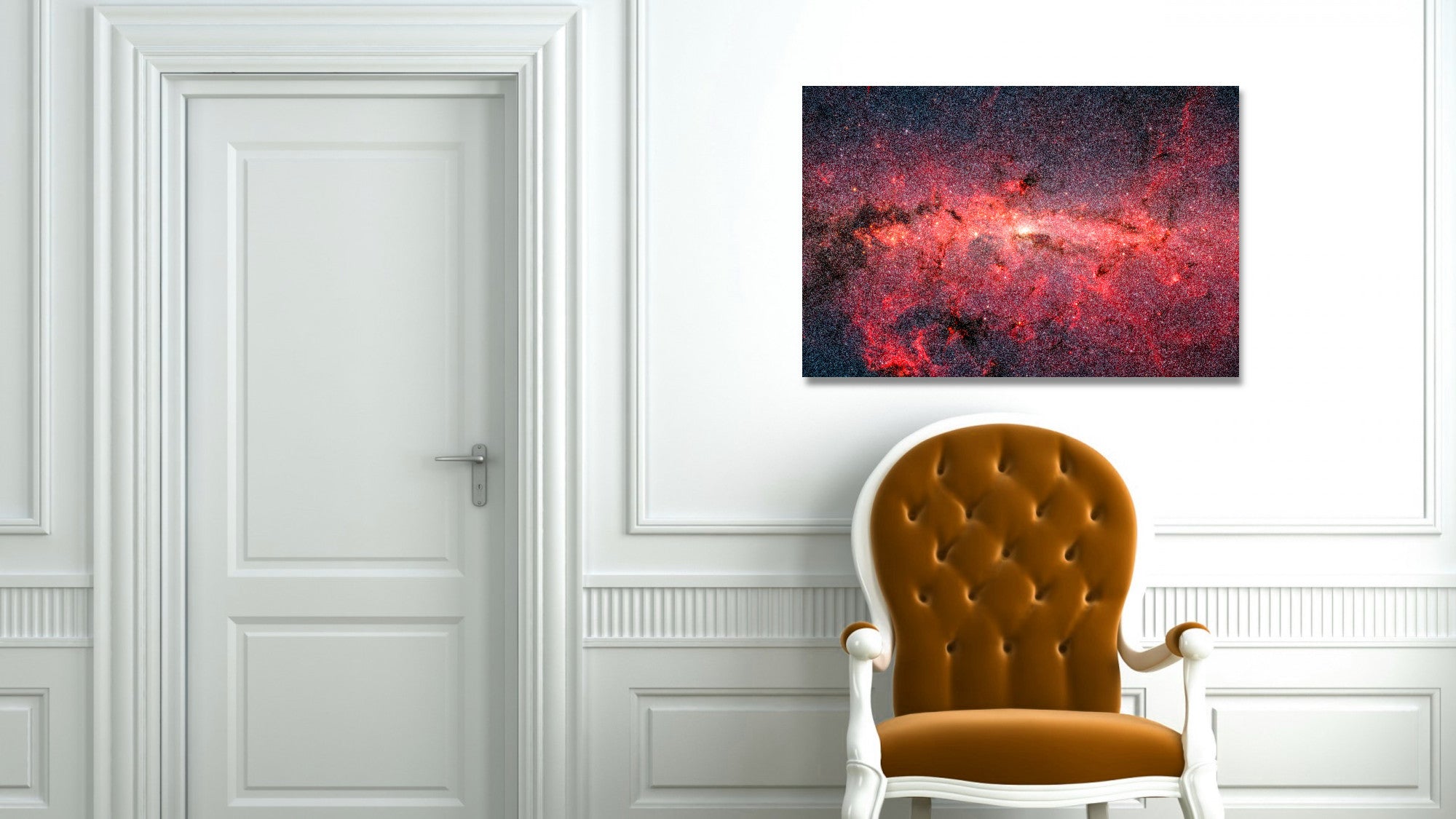 Photographic Art Print, Space, Swirling Core of Milky Way Galaxy