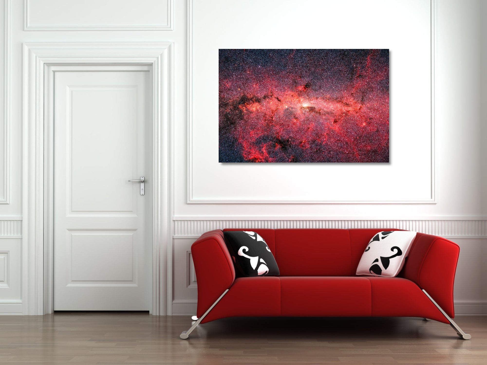 Photographic Art Print, Space, Swirling Core of Milky Way Galaxy