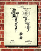 Tattoo Machine Patent Print Tattooist Wall Art Inking Poster - OnTrendAndFab