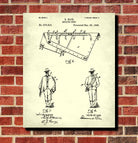 Camping Patent Print, Tent Poster, Trekking Wall Art