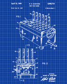 Laboratory Equipment Patent, Science Poster, Test Tubes Print