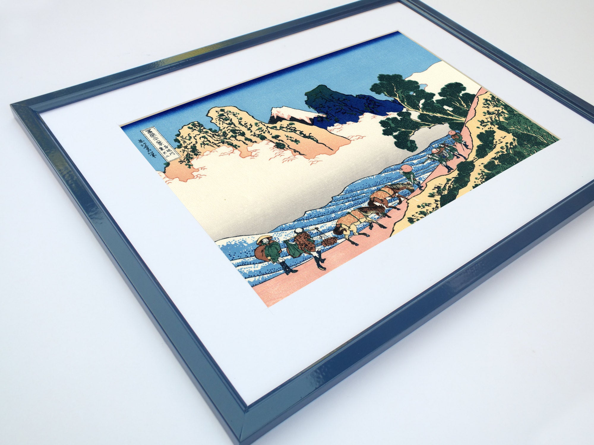 36 Views of Mount Fuji, The back of Fuji from the Minobu river, Katsushika Hokusai, Japanese Print