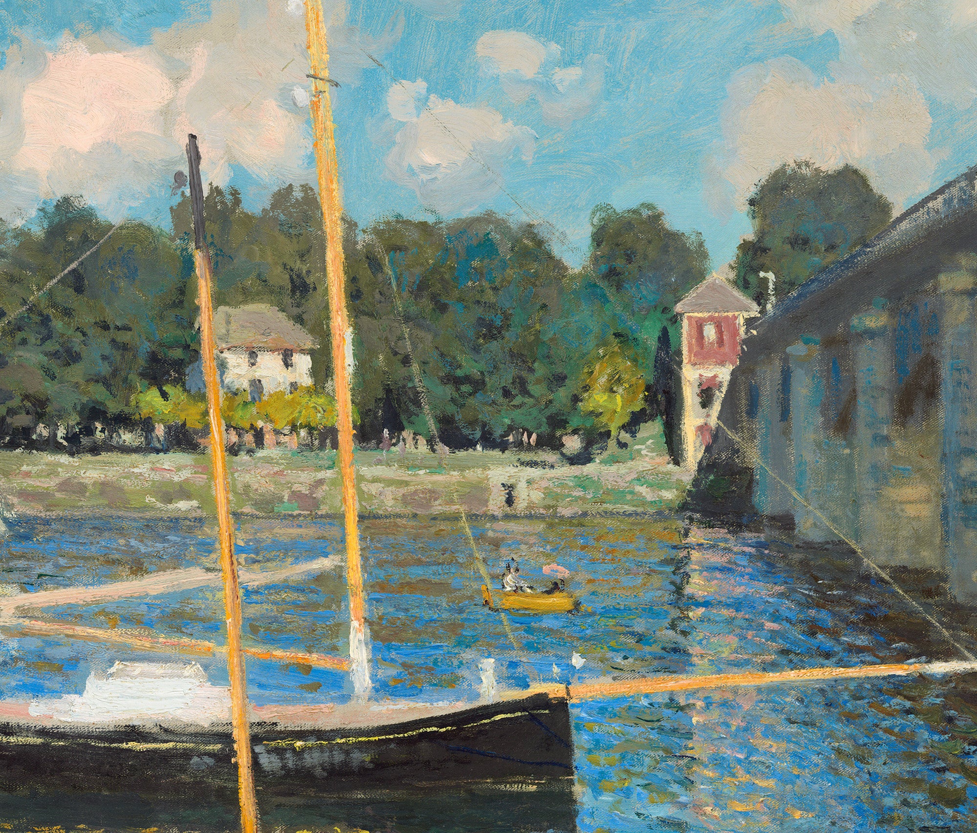 Claude Monet Fine Art Print, The Bridge at Argenteuil