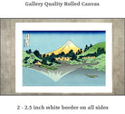 36 Views of Mount Fuji, Fuji reflects in Lake Kawaguchi, Katsushika Hokusai, Japanese Print