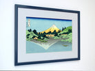 36 Views of Mount Fuji, Fuji reflects in Lake Kawaguchi, Katsushika Hokusai, Japanese Print