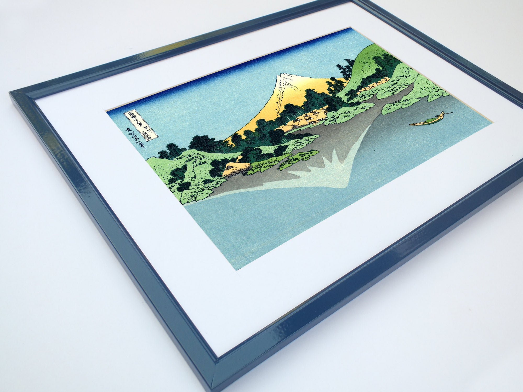 36 Views of Mount Fuji, Fuji reflects in Lake Kawaguchi, Katsushika Hokusai, Japanese Print