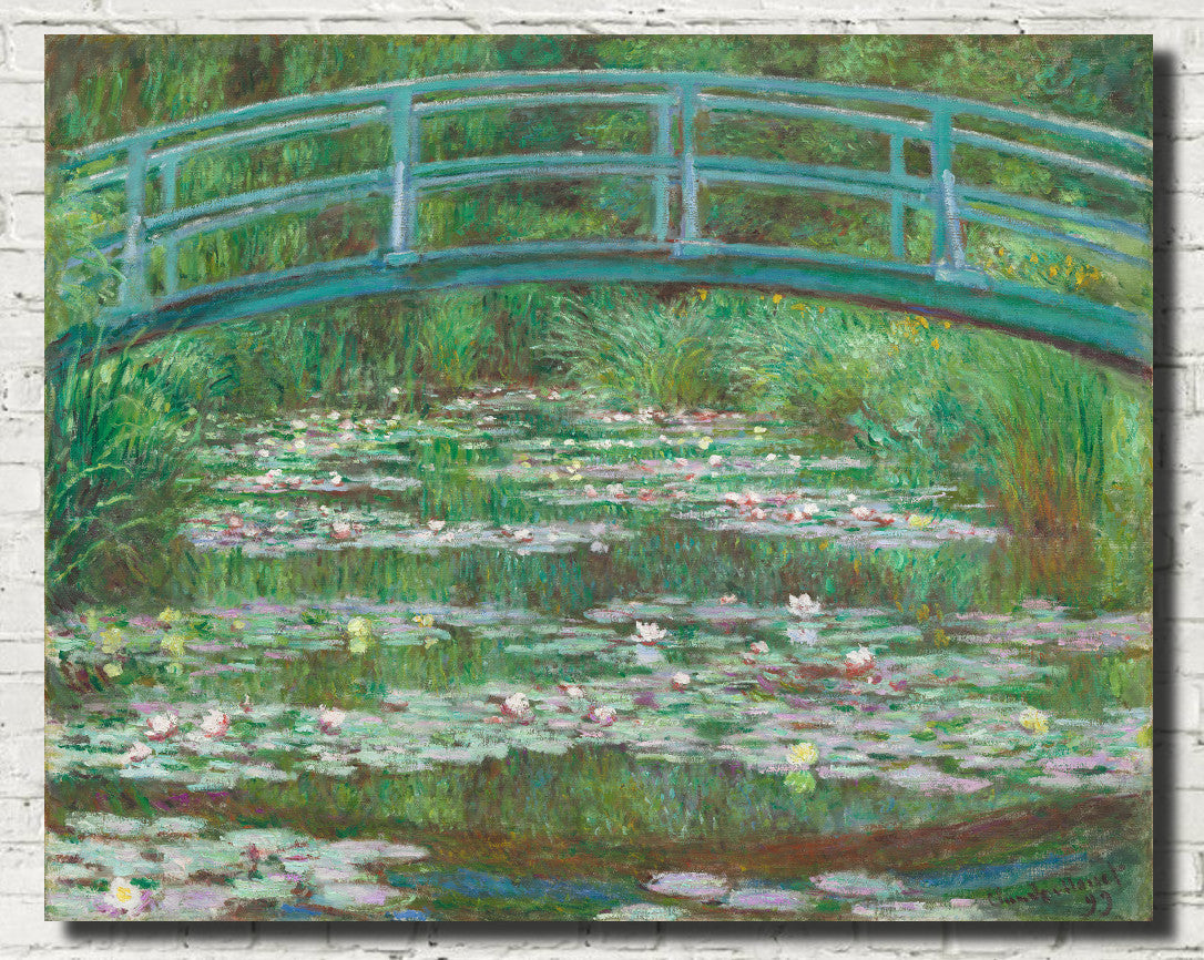 Claude Monet Fine Art Print, The Japanese Footbridge