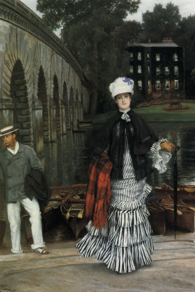 James Tissot Fine Art Print: Return from the Boating Trip