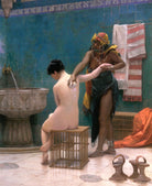 Jean-Léon Gérôme Fine Art Print : the bath