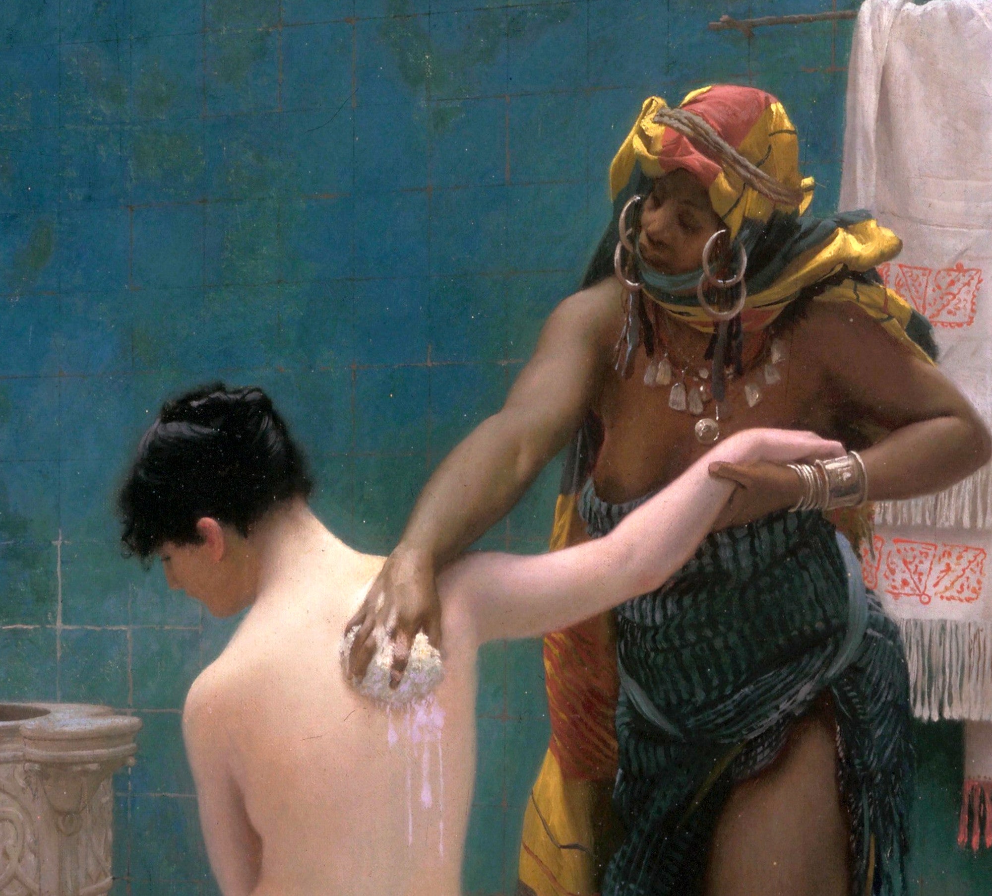 Jean-Léon Gérôme Fine Art Print : the bath