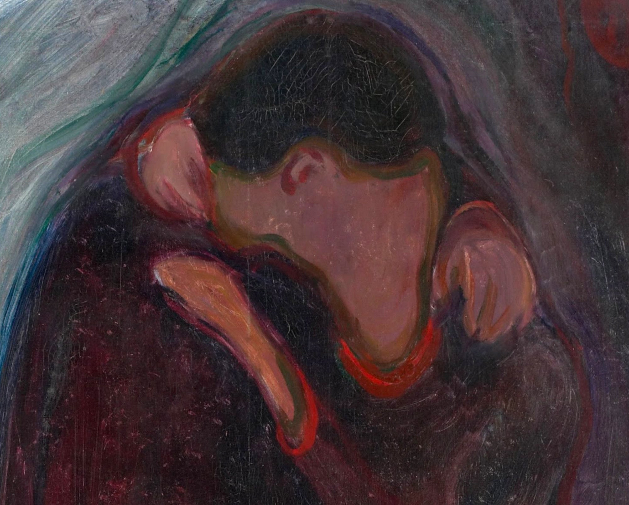 Edvard Munch Fine Art Print, The Kiss