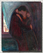 Edvard Munch Fine Art Print, The Kiss