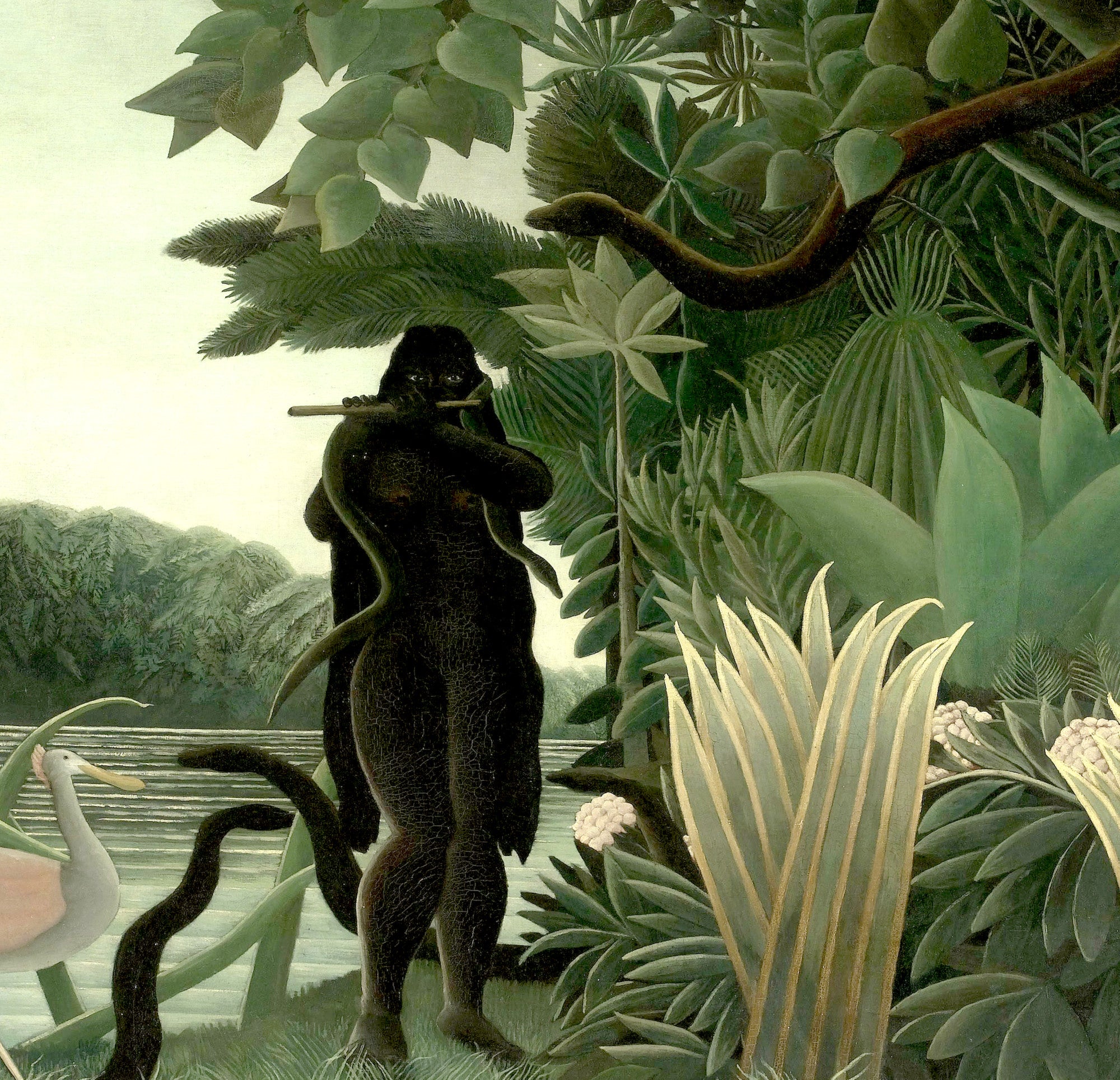 Henri Rousseau, Post- Impressionist Fine Art Print, The Snake Charmer