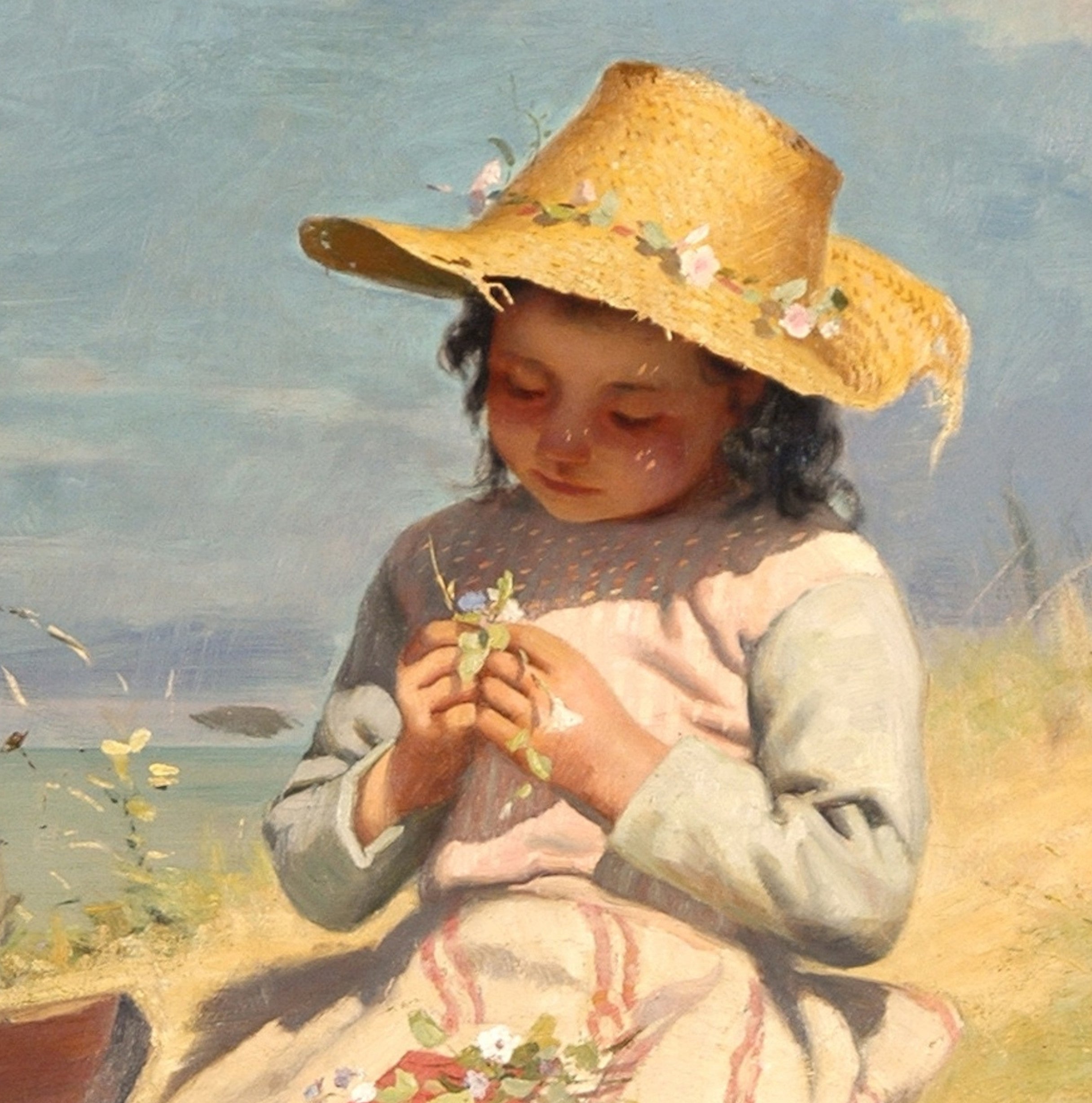 Paul Peel Fine Art Print, The Young Botanist