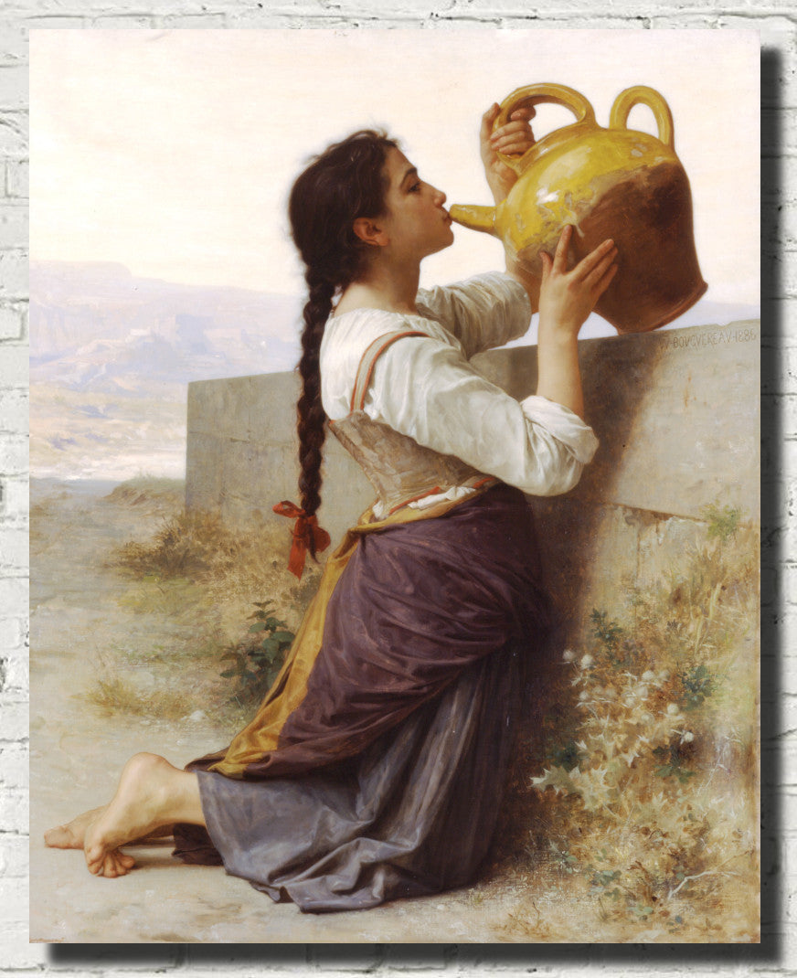 William-Adolphe Bouguereau, Fine Art Print : Thirst