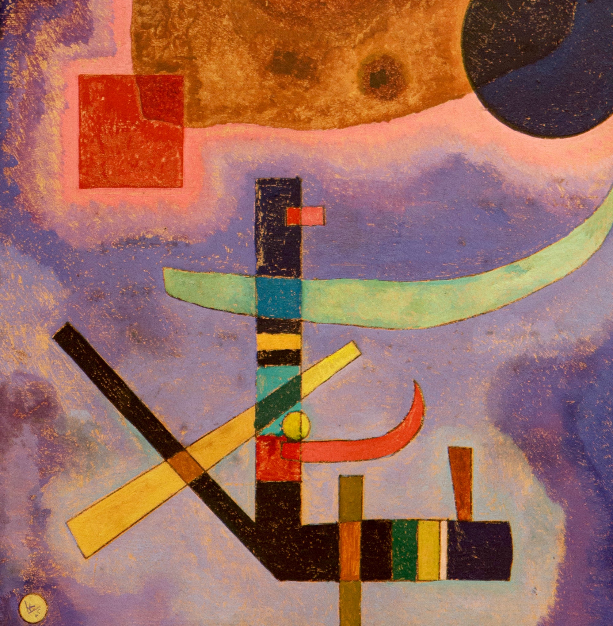 Wassily Kandinsky Fine Art Print, Three Elements