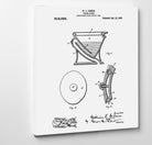 Toilet Patent Print Bathroom Blueprint Wall Art Poster - OnTrendAndFab
