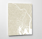 Tokyo City Street Map Print Feature Wall Art Poster