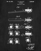 Toothbrush Patent Print Dentist Poster Bathroom Art - OnTrendAndFab