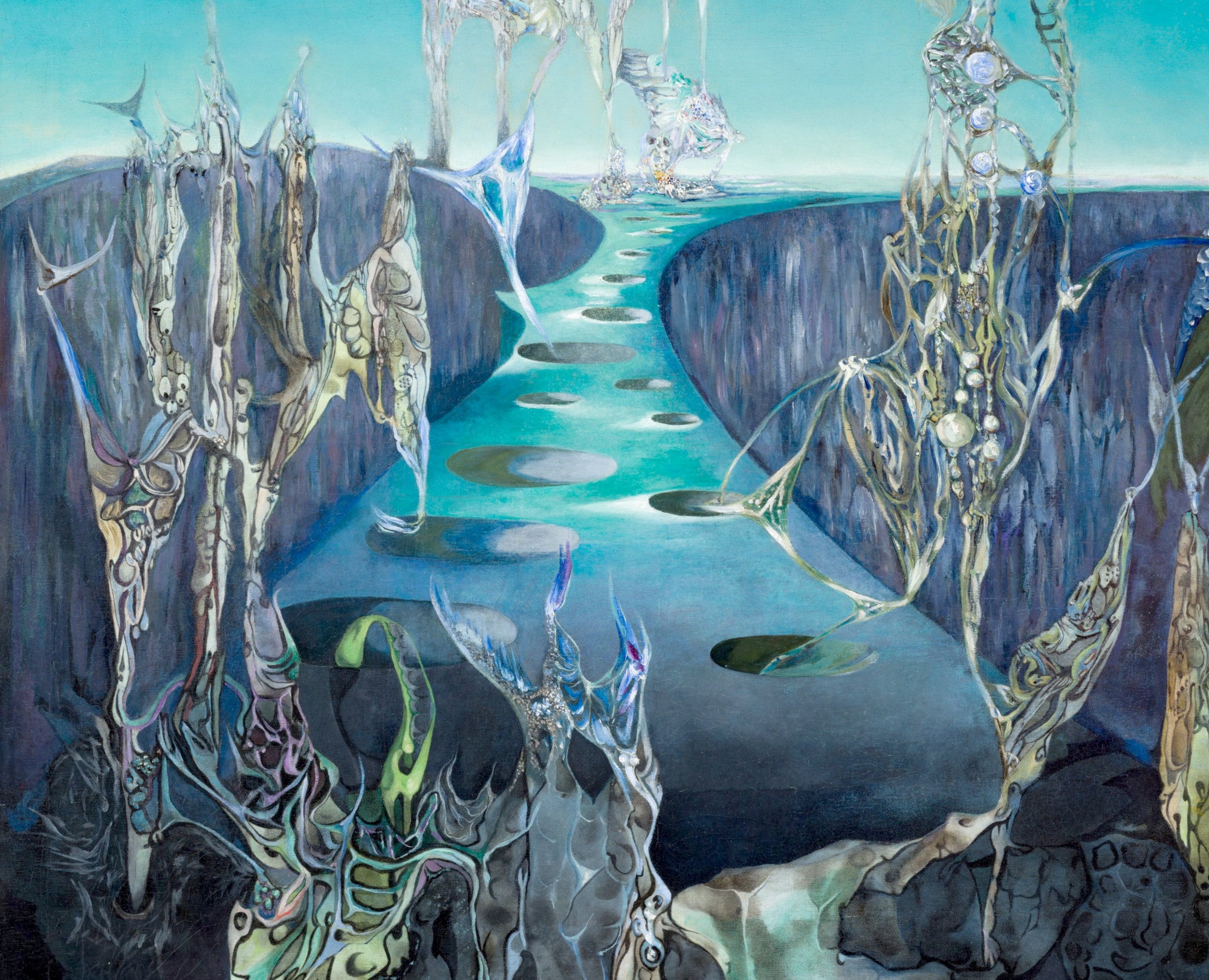 Wolfgang Paalen Abstract Fine Art Print, Totemic Landscape