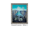 Wolfgang Paalen, Surrealist Art : Totemic Landscape, Gallery Quality Canvas Reproduction