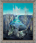 Wolfgang Paalen, Surrealist Art : Totemic Landscape, Gallery Quality Canvas Reproduction