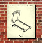 Exercise Equipment Patent Treadmill Poster Gym Art Print