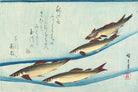 Fish Print Trout Andō Hiroshige, Japanese Art