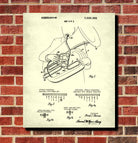 Tuba Patent Print Orchestral Musical Instrument Wall Art Poster
