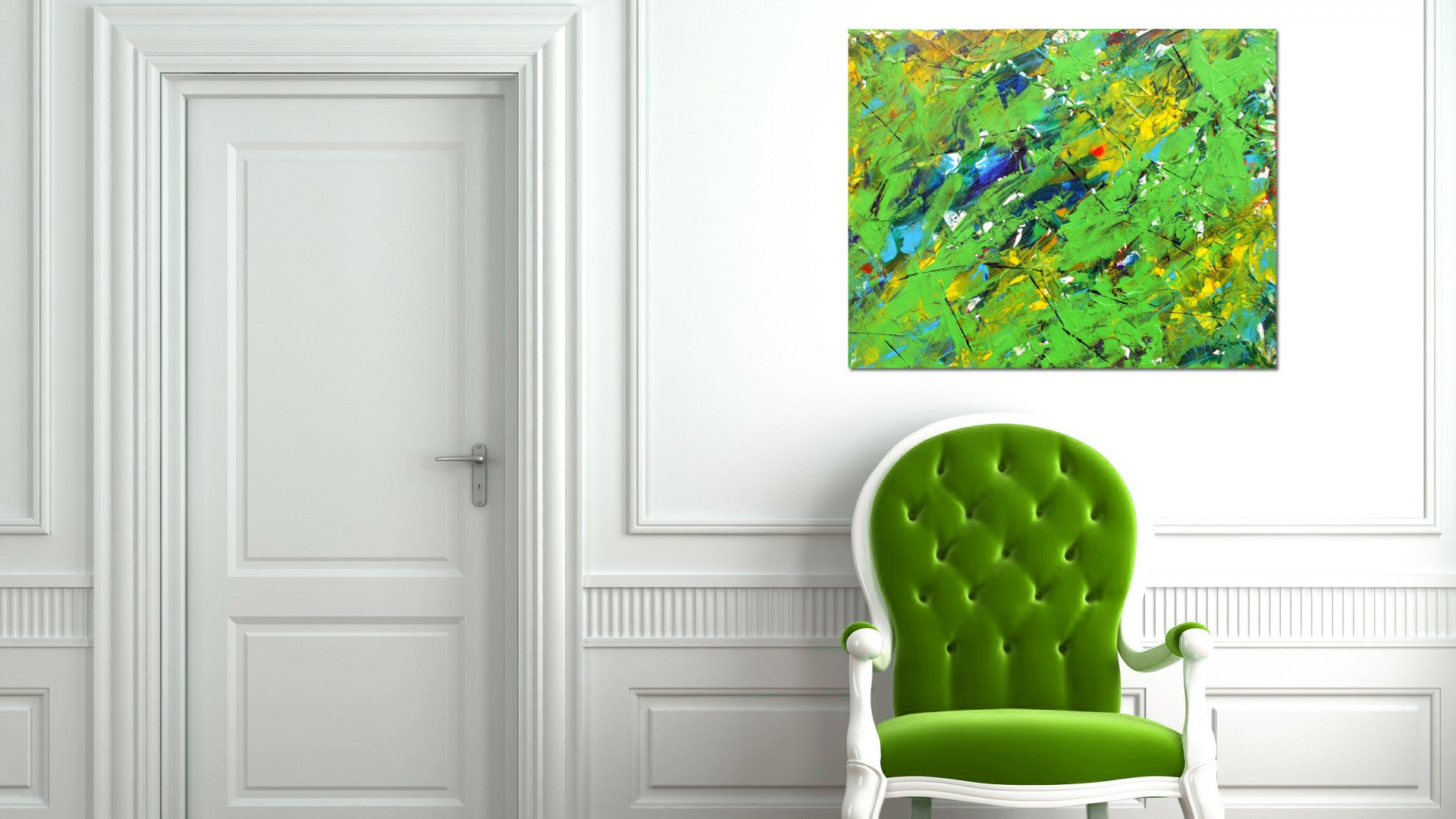Abstract Art Print Feature Wall Art James Lucas: Undergrowth