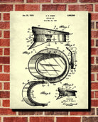 Uniform Cap Patent Print Police Wall Art Poster - OnTrendAndFab
