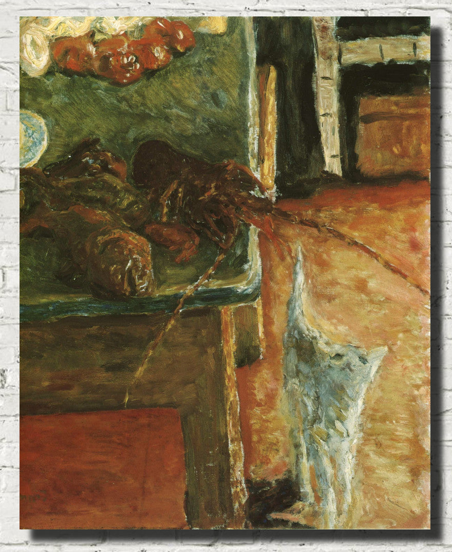 Pierre Bonnard Fine Art Print, Kitten and Lobster