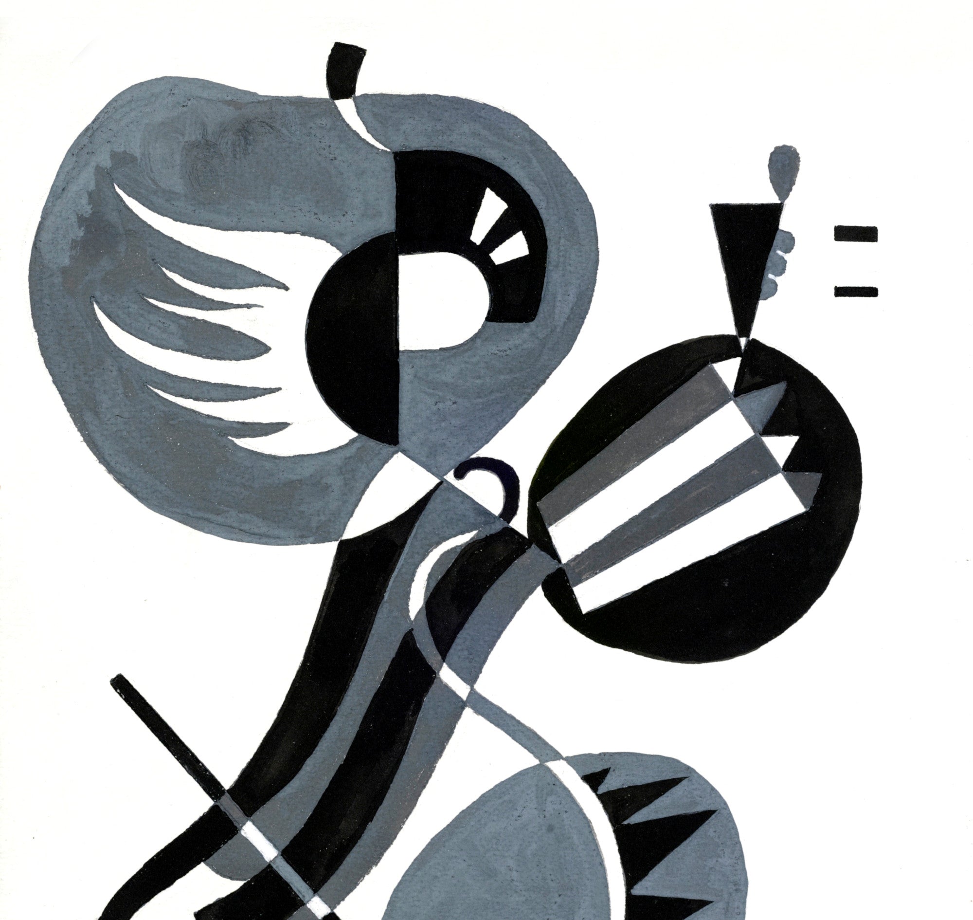 Geometric Abstract , Wassily Kandinsky Fine Art Print