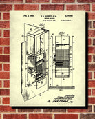 Vending Machine Blueprint Workshop Patent Print Man Cave Poster - OnTrendAndFab