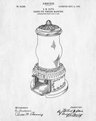 Vending Machine Patent Print Man Cave Poster Workshop Blueprint - OnTrendAndFab