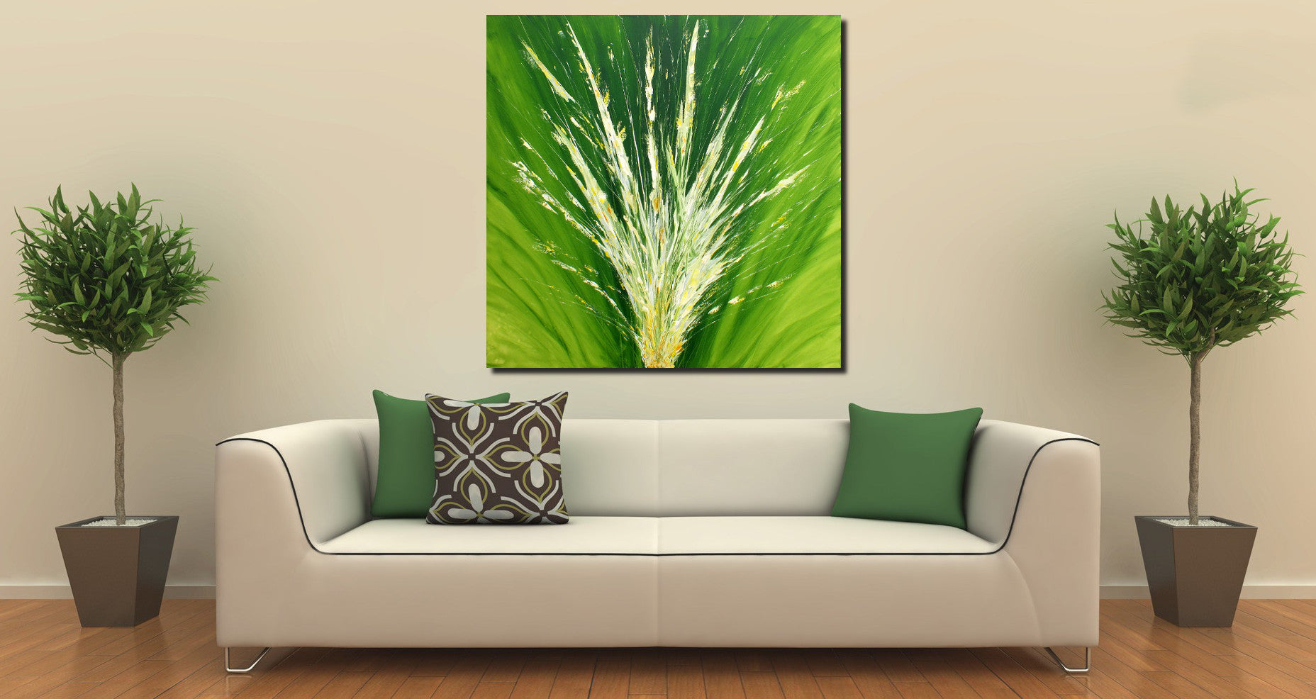 Abstract Art Print Modern Art Feature Art James Lucas: Verdant Invigoration