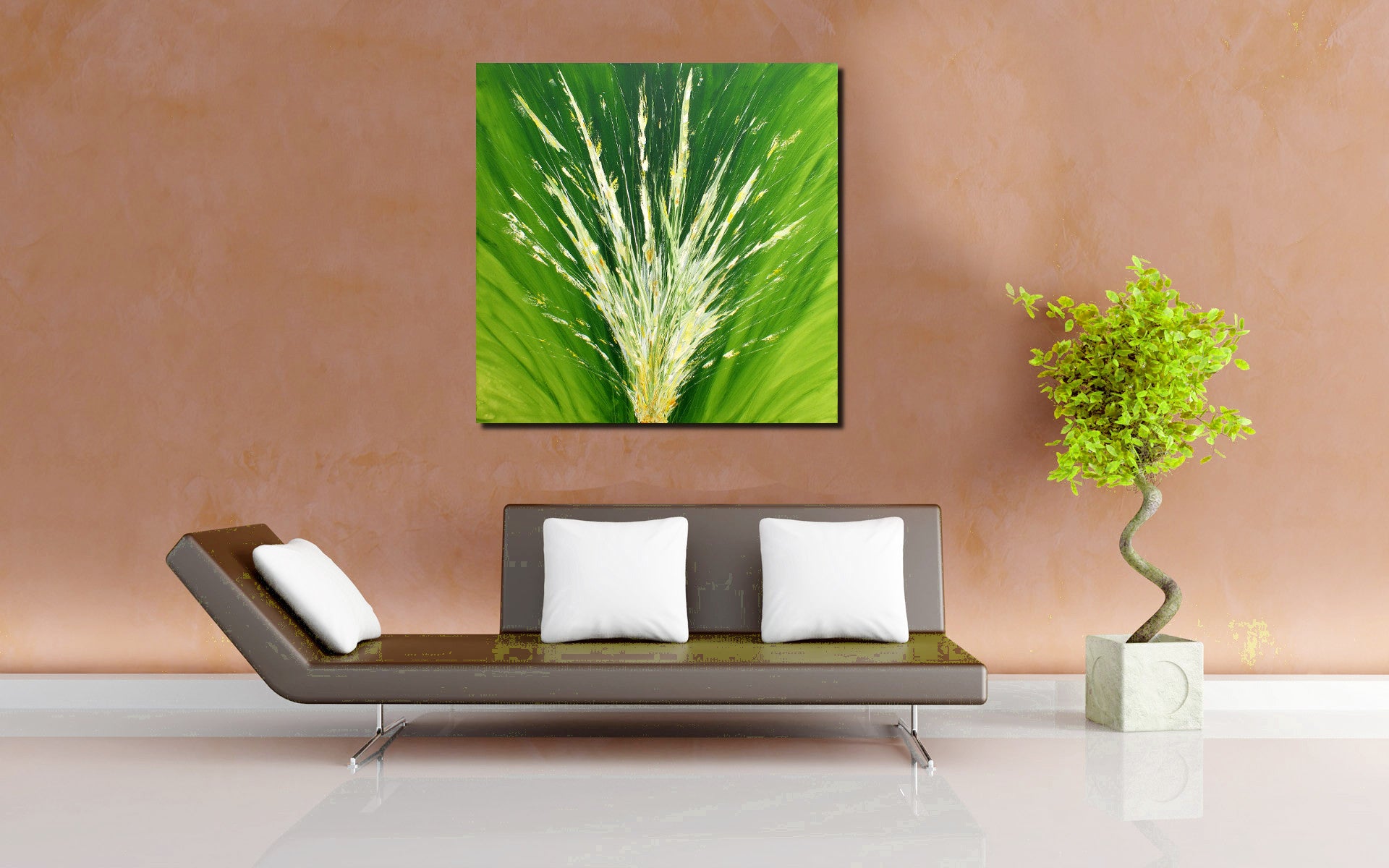 Abstract Art Print Modern Art Feature Art James Lucas: Verdant Invigoration