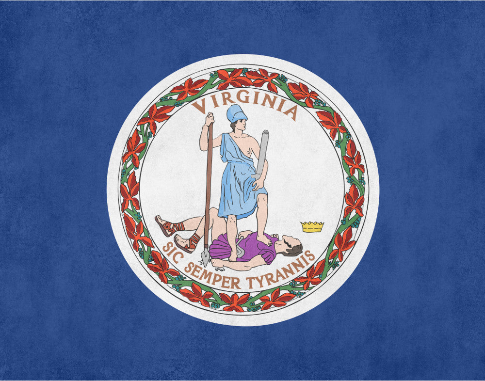 Virginia State Flag Print