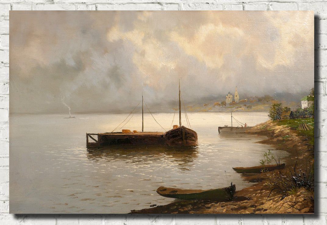 Isaac Levitan Russian Fine Art Print, Volga River