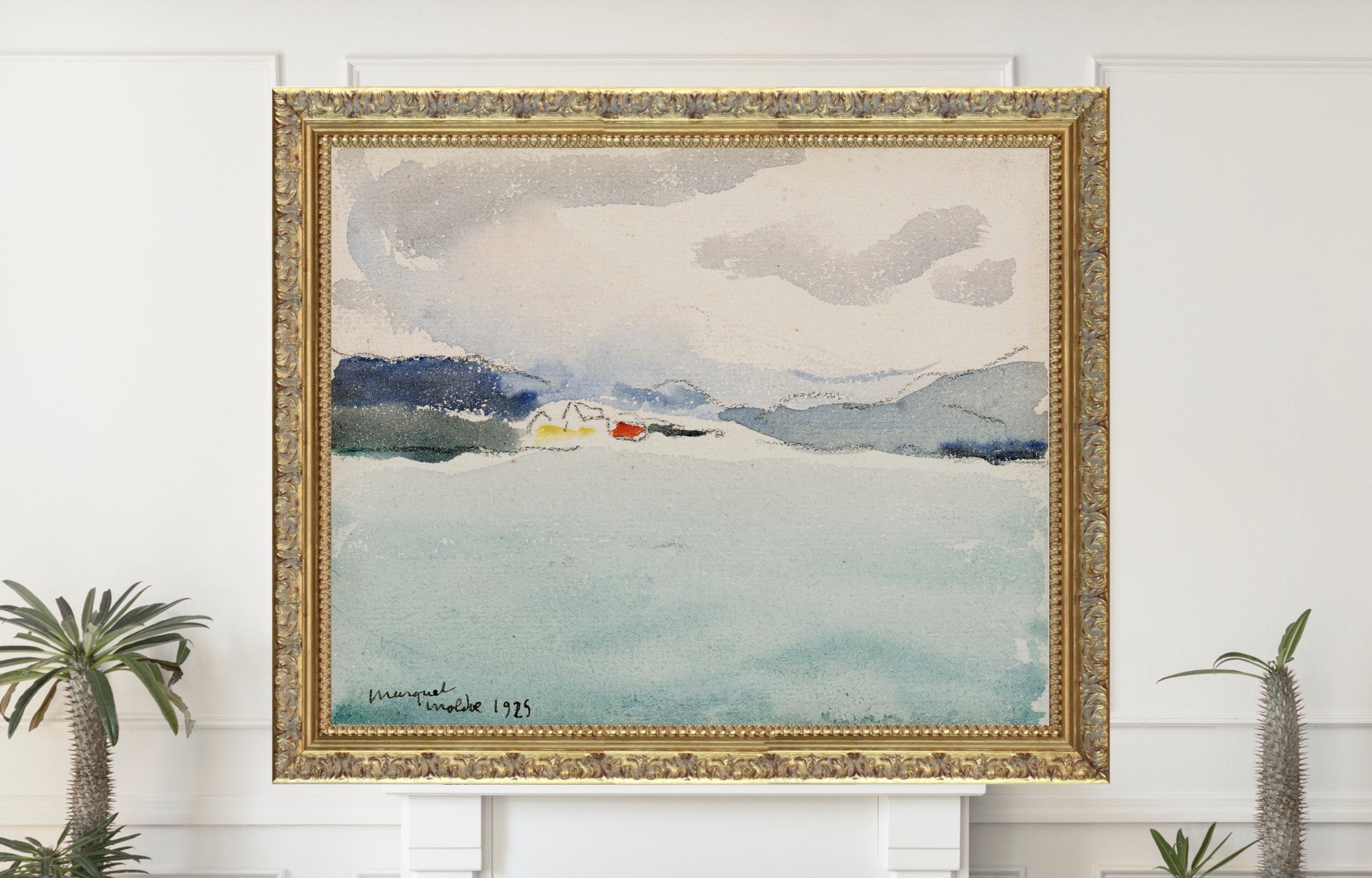 vue de mer, Albert Marquet, French Coastal Landscape