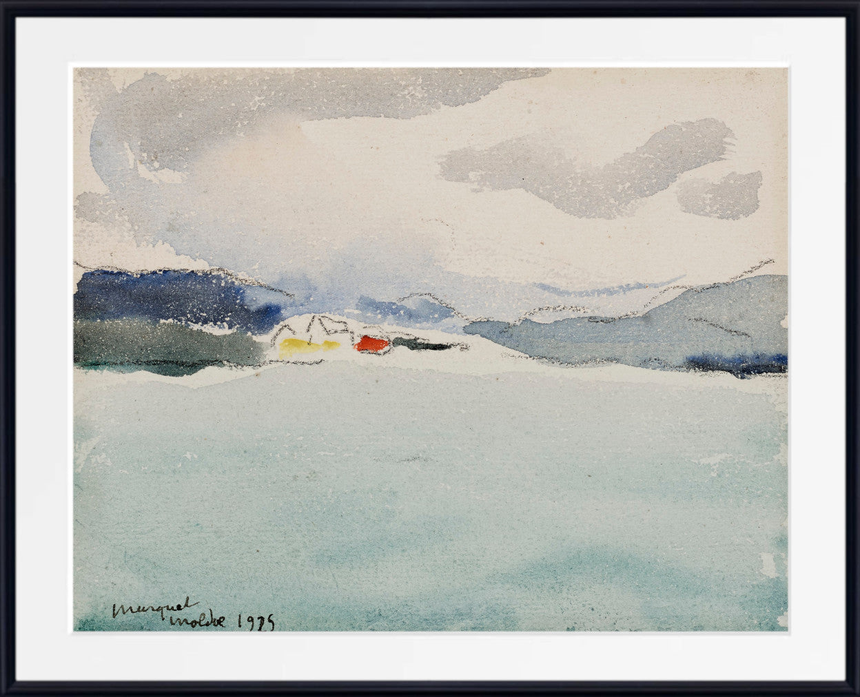 vue de mer, Albert Marquet, French Coastal Landscape