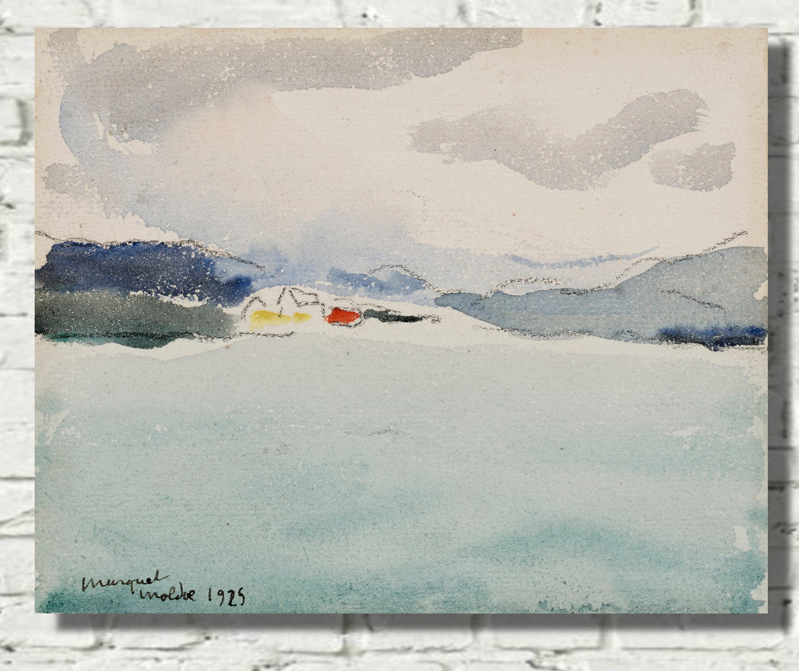 vue de mer, Albert Marquet, French Coastal Landscape