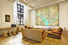 Washington DC Street Map 3 Panel Canvas