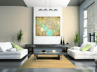 Washington DC City Street Map Custom Wall Map Print